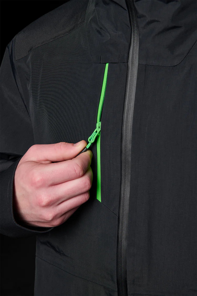 FXD WO-2 Three-layer Bonded Rain Jacket - Black