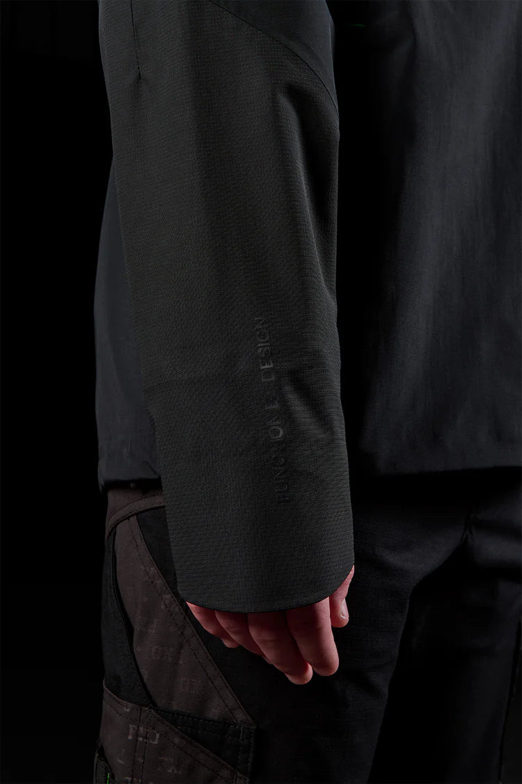 FXD WO-2 Three-layer Bonded Rain Jacket - Black
