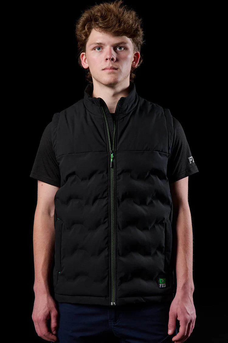 FXD WO-6 Insulated Puffer Vest- Black