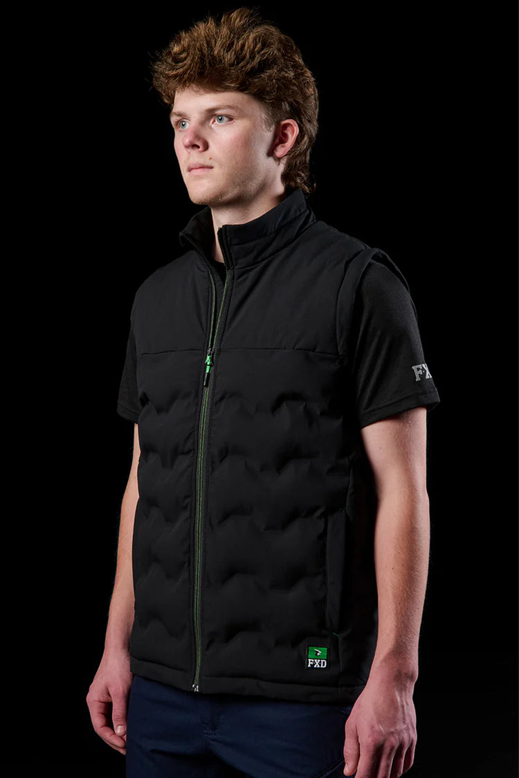 FXD WO-6 Insulated Puffer Vest- Black