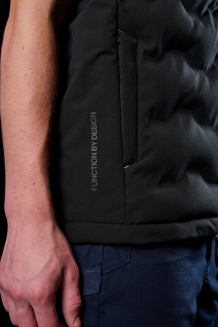 FXD WO-6 Insulated Puffer Vest- Black