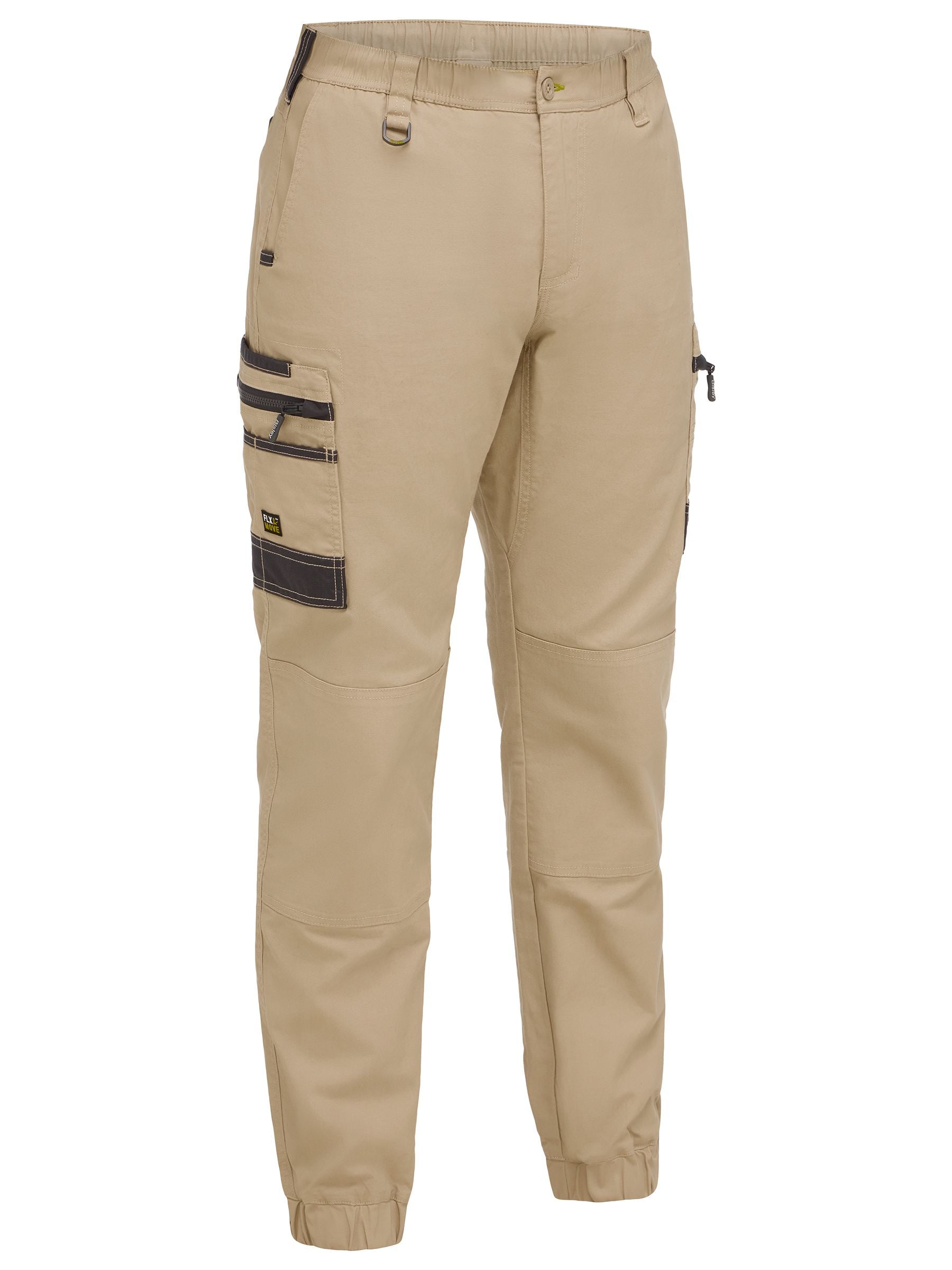 Bisley BPC6237 Flx & Move™ Elastic Waist Cargo Cuffed Pants