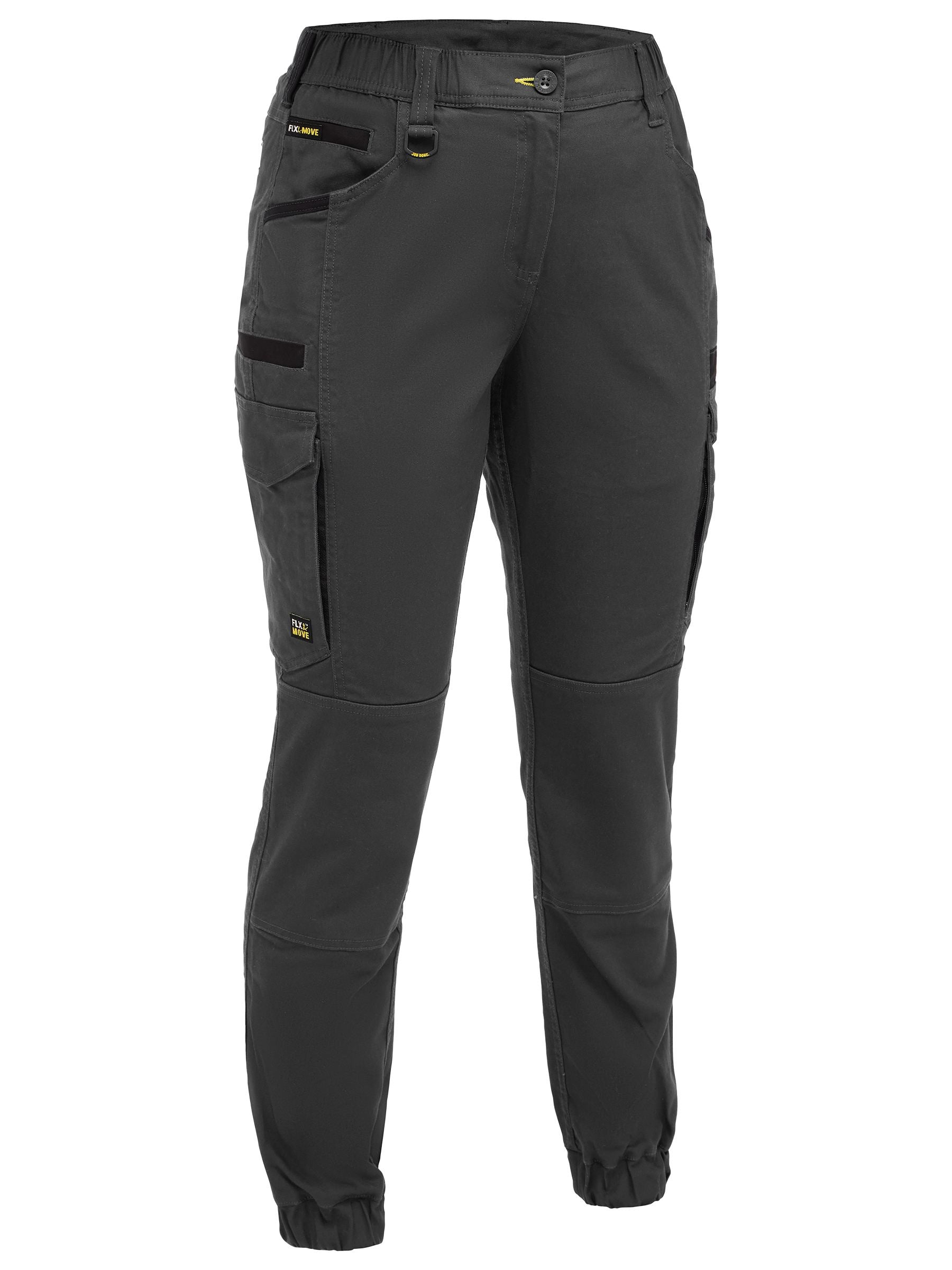 Bisley BPCL6237 Women's Flx & Move™ Elastic Waist Cargo Cuffed Pants