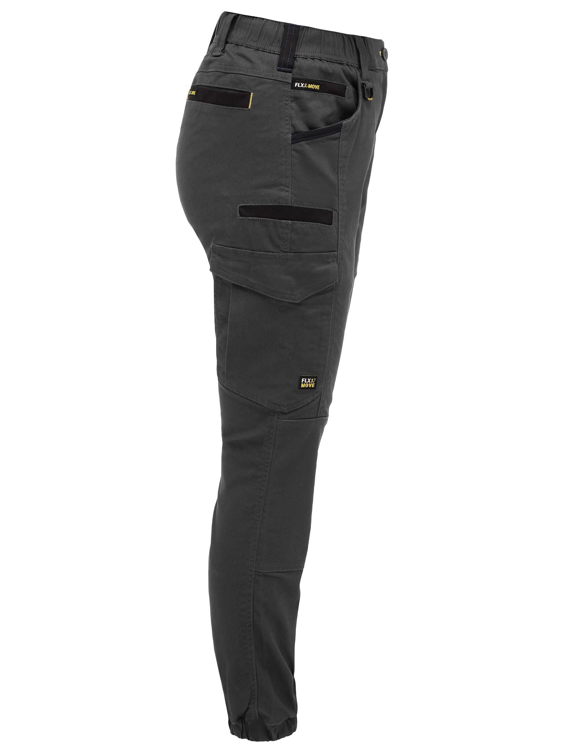 Bisley BPCL6237 Women's Flx & Move™ Elastic Waist Cargo Cuffed Pants