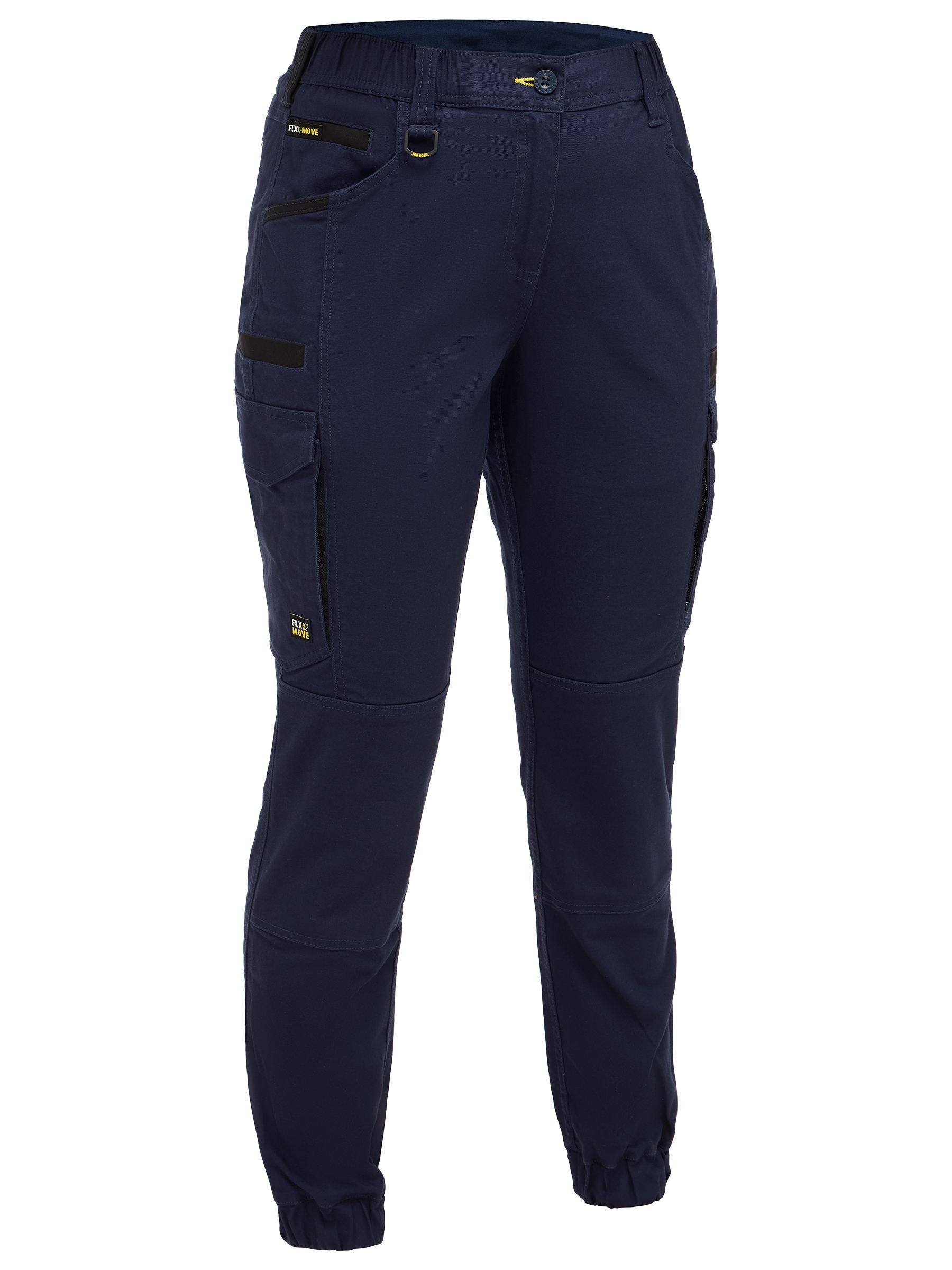 Bisley BPCL6237 Women's Flx & Move™ Elastic Waist Cargo Cuffed Pants