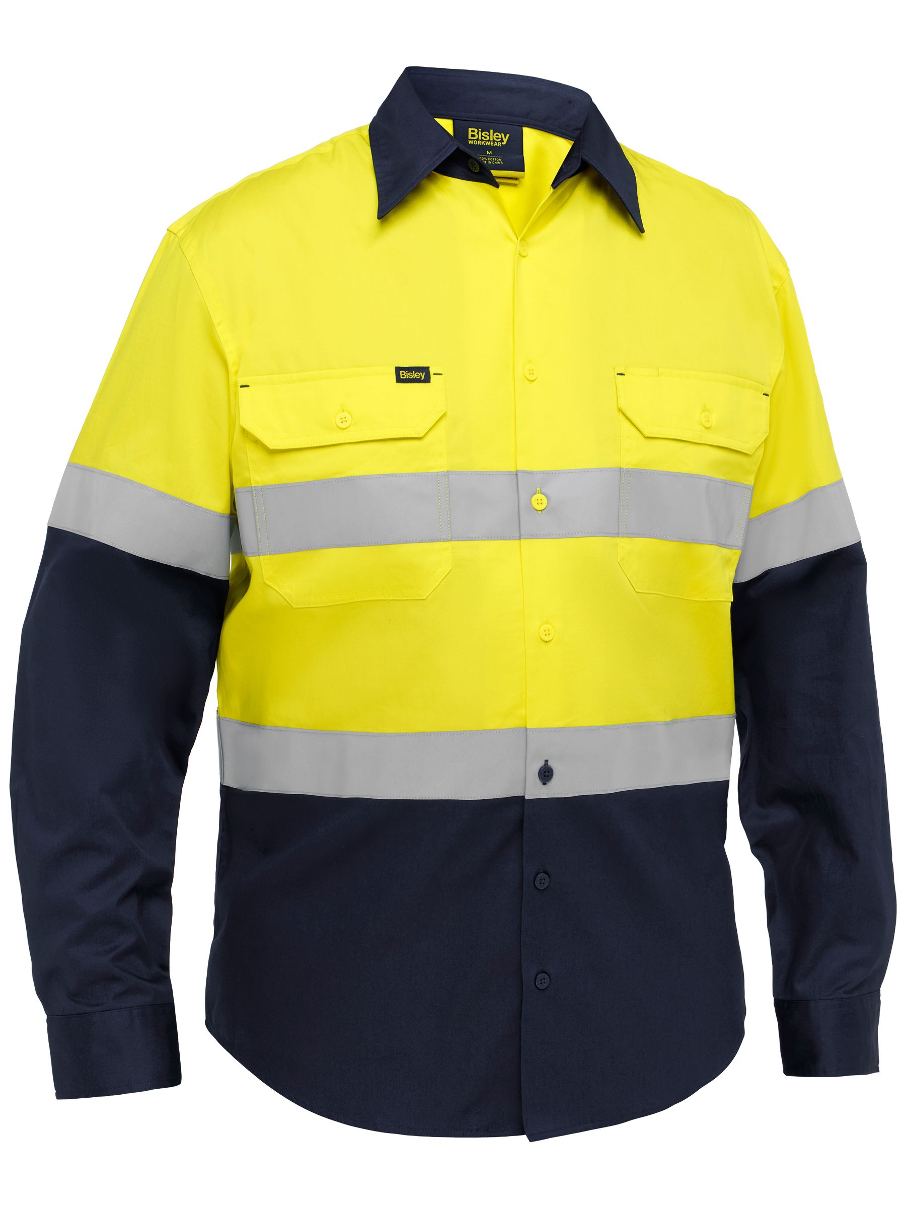 Bisley BS6390T Industrial Taped Hi Vis Cool Lightweight Vented Shirt