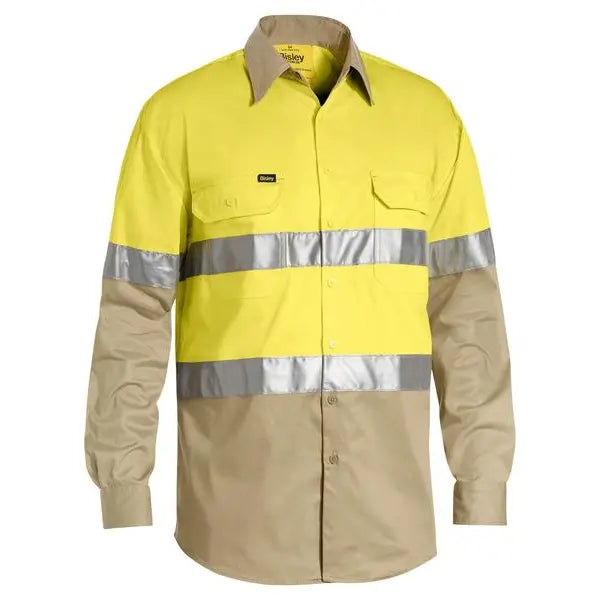 Bisley BS6696T Taped Hi Vis Cool Lightweight L/S Shirt