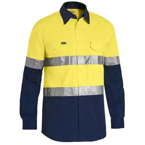 Bisley BS6696T Taped Hi Vis Cool Lightweight L/S Shirt