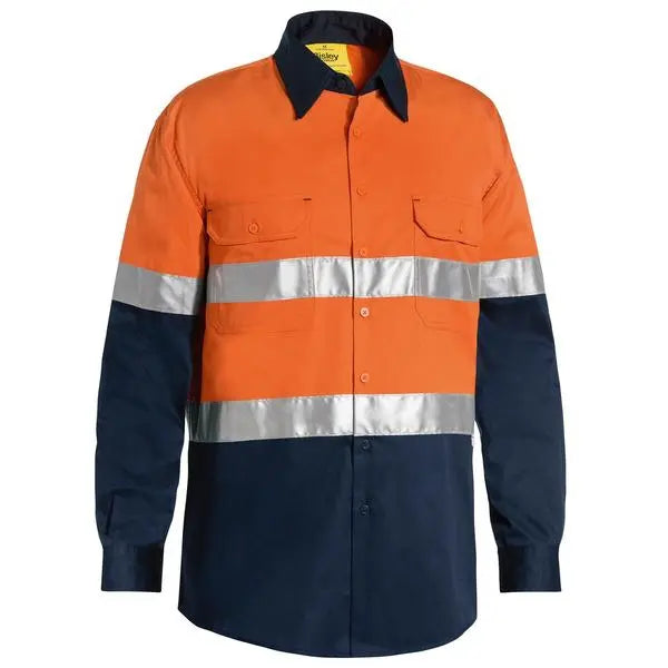 Bisley BS6696T Taped Hi Vis Cool Lightweight L/S Shirt