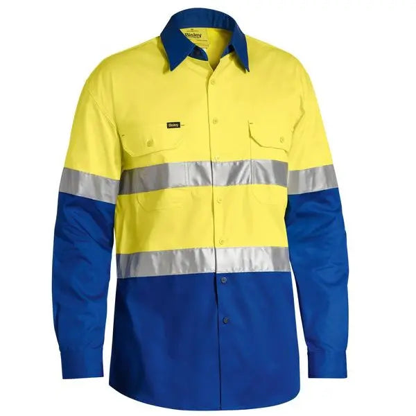 Bisley BS6696T Taped Hi Vis Cool Lightweight L/S Shirt