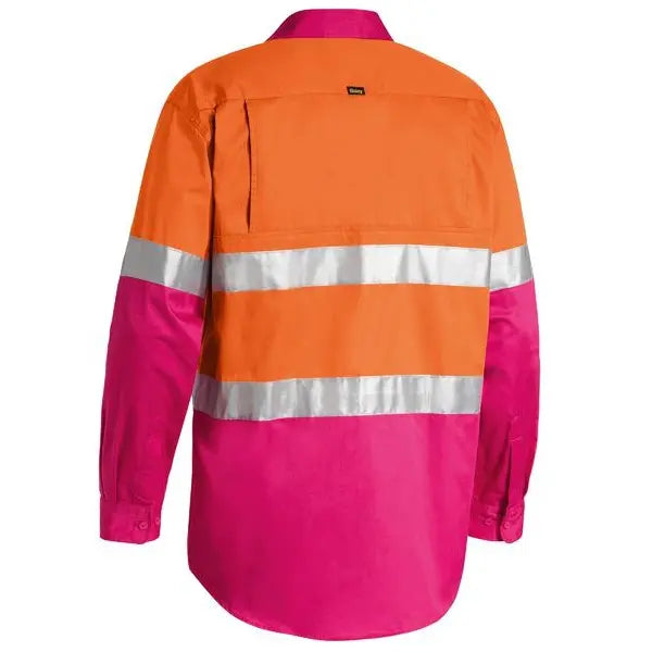 Bisley BS6696T Taped Hi Vis Cool Lightweight L/S Shirt