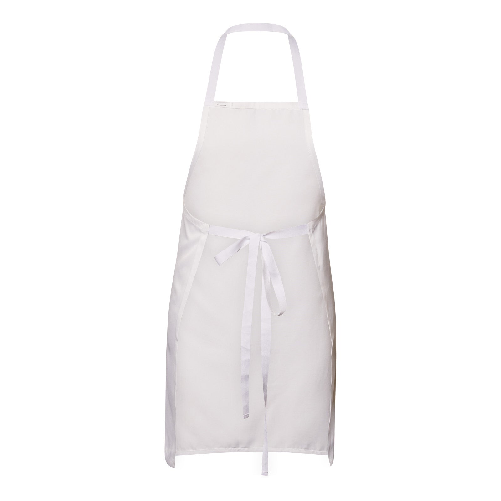 Chefs craft CA012 Full Bib 100% Polyester Apron-White