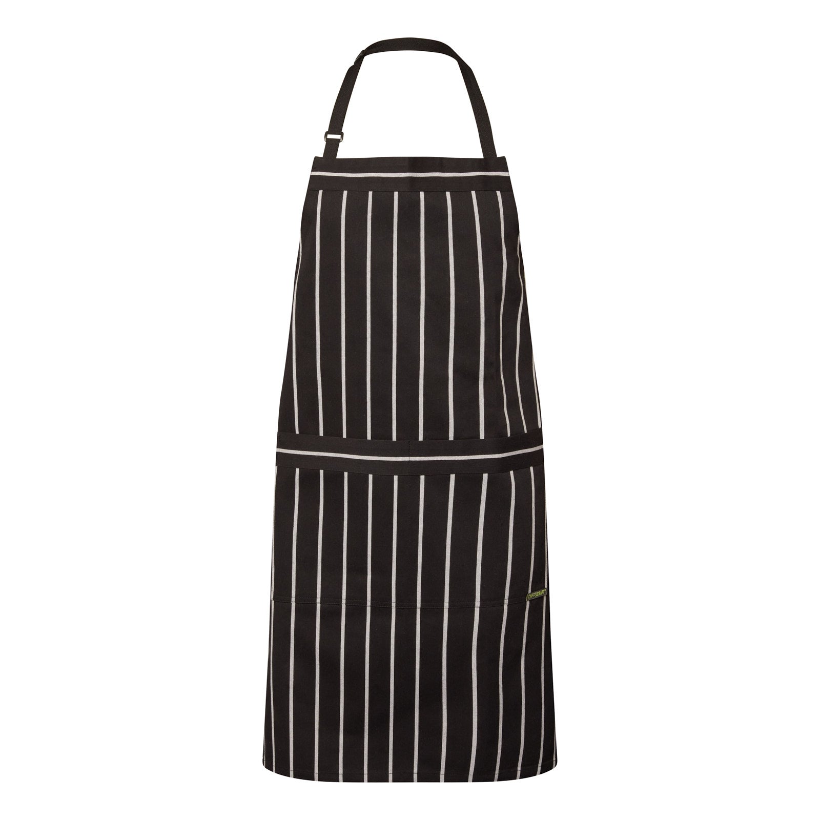 Chefs craft CA030 Full Bib Café Stripe Apron With Pocket