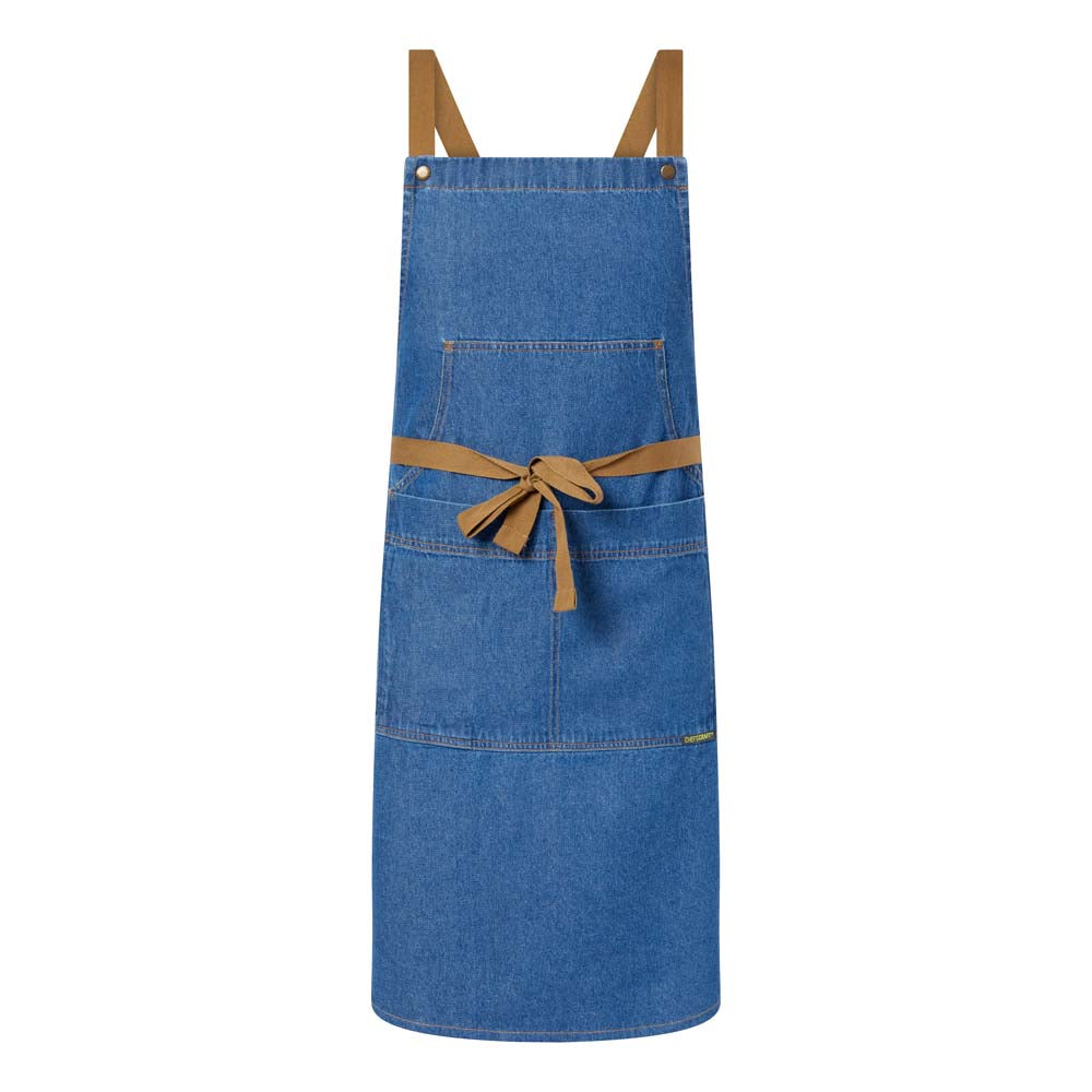 Chefs craft CA033 Denim Bib Apron With Pocket