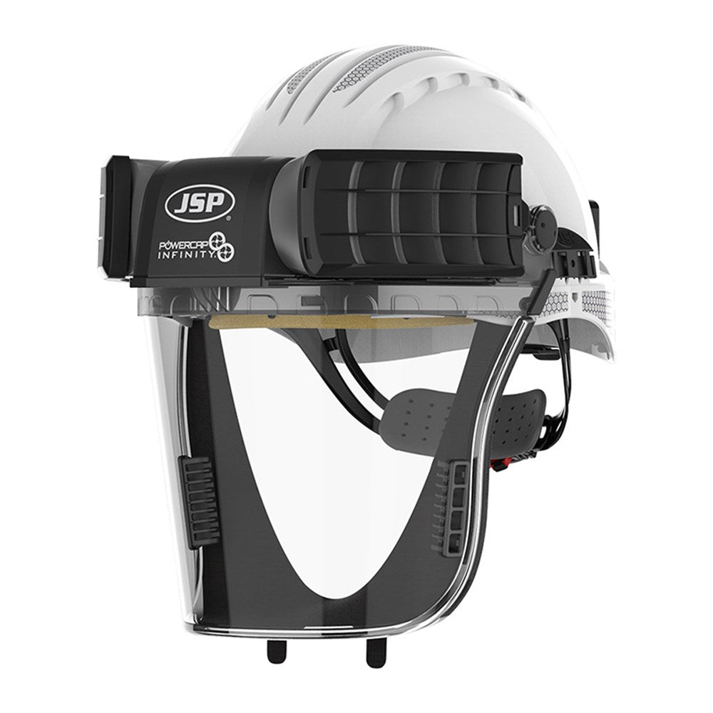 JSP CEA646-000-1AN Powercap Infinity PAPR Respirator with White Helmet