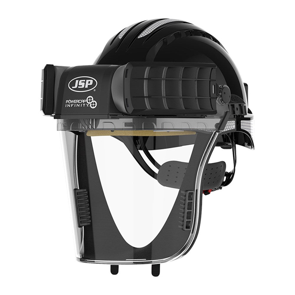 JSP CEA646-001-1AN Powercap Infinity PAPR Respirator with Black Helmet