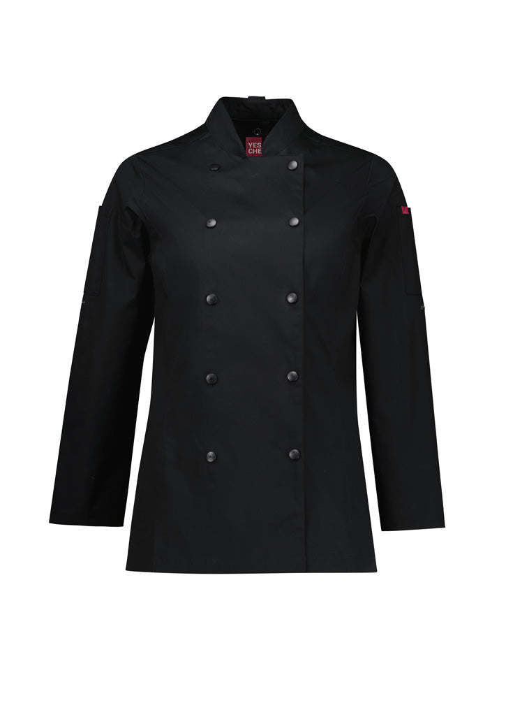 Biz Collection CH430LL Women's Gusto Long Sleeve Chef Jacket