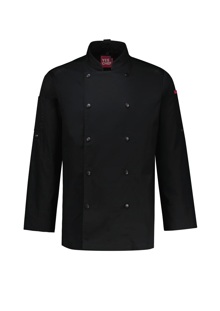 Biz Collection CH430ML Men's Gusto Long Sleeve Chef Jacket