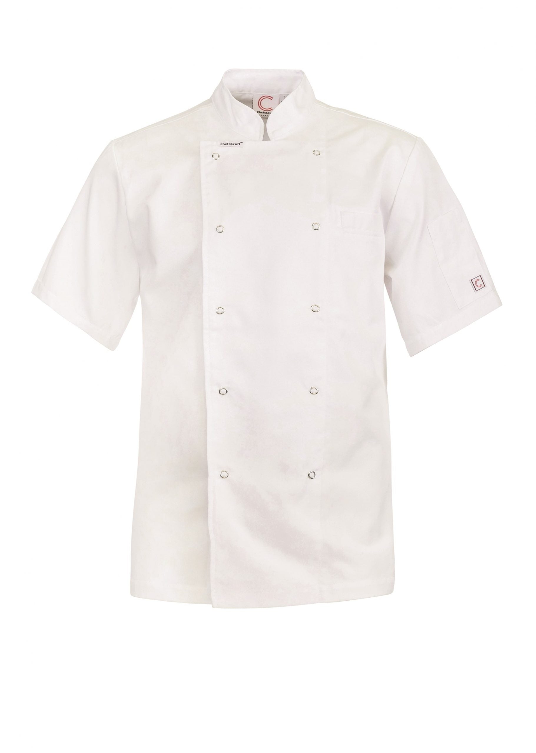 Chefs craft CJ052 Exec Chef Jacket S/S Lightweight