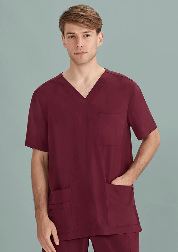 Biz care CST945MS Avery Men's V-Neck Scrub Top