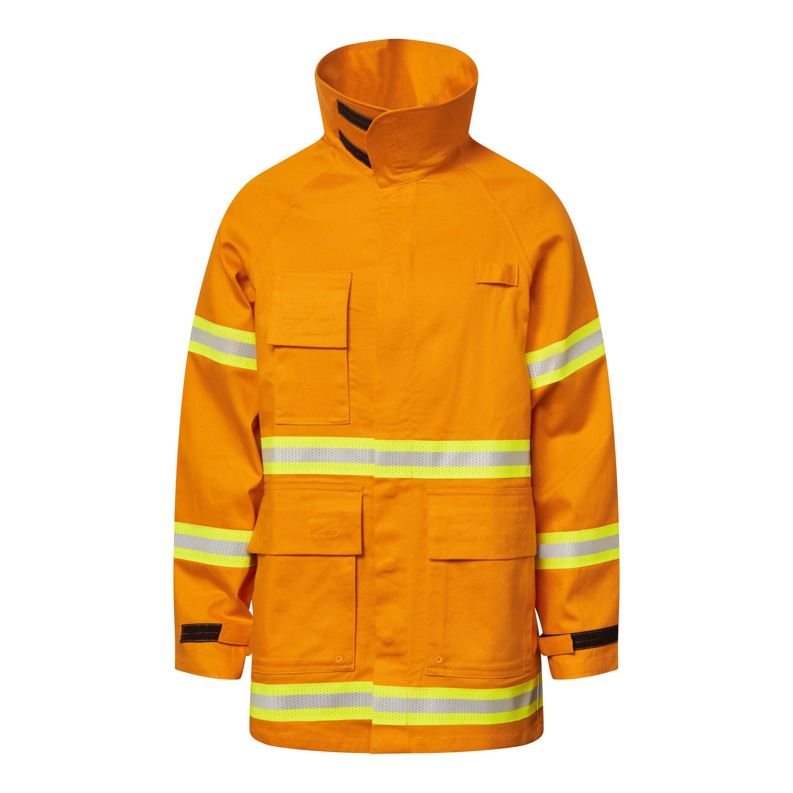 Flamebuster FWPJ107 Wild lander Fire-fighting Jacket With FR Reflective Tape-Gold