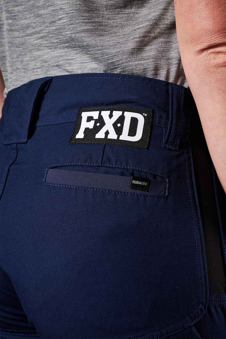 FXD WP-7WT Women's Reflective Stretch Ripstop Work Pants - Navy