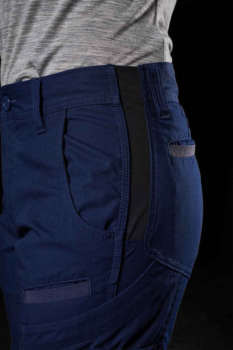 FXD WP-7WT Women's Reflective Stretch Ripstop Work Pants - Navy