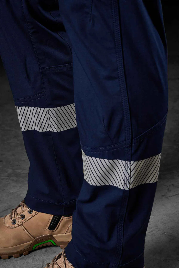 FXD WP-7WT Women's Reflective Stretch Ripstop Work Pants - Navy