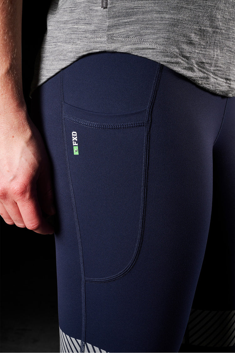 FXD WP-9WT Women's Reflective Stretch Leggings - Navy