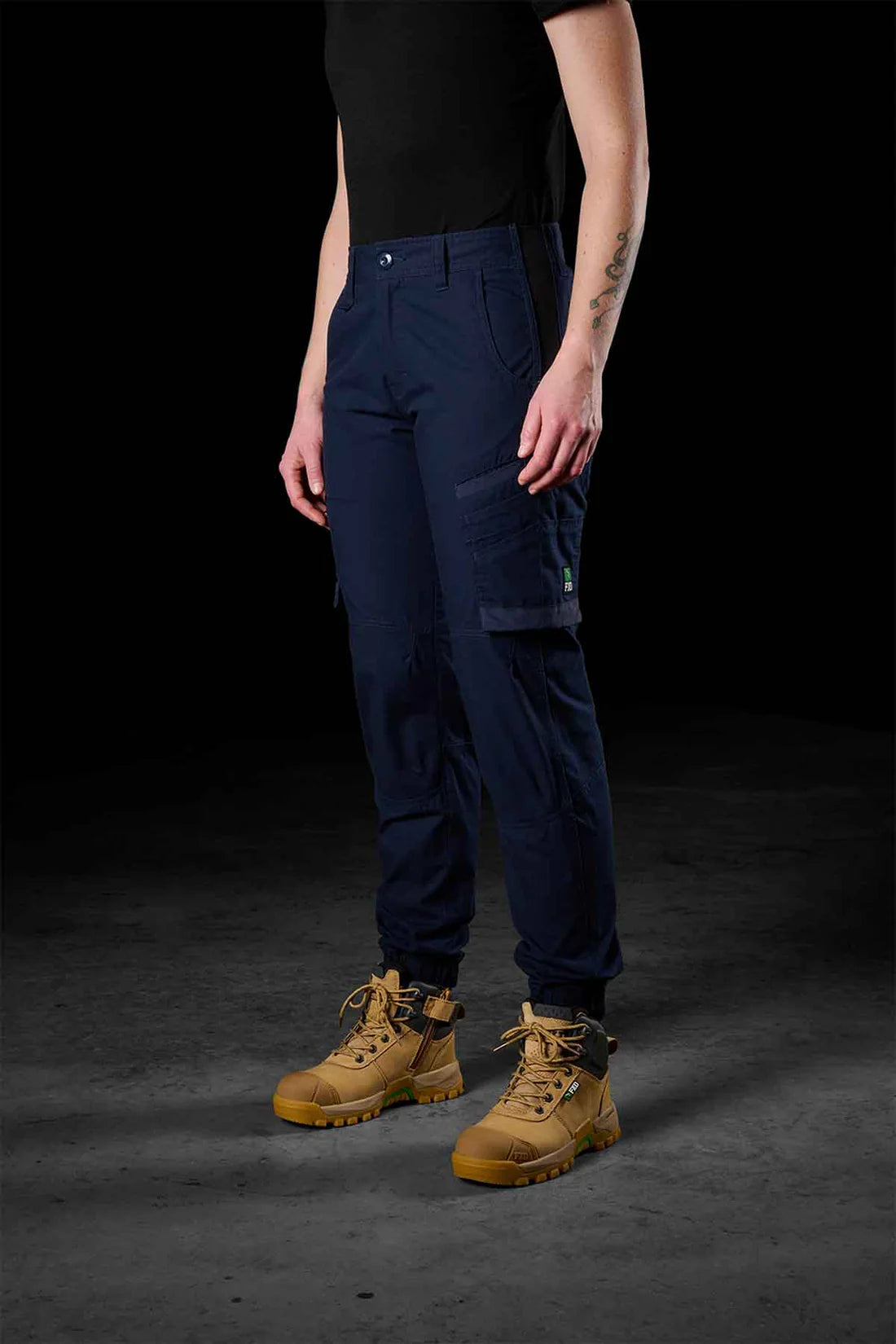 FXD WP-8W Women's Cuffed Stretch Ripstop Work Pants
