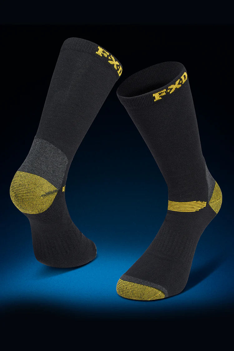 FXD SK-2  4 Pack - Reinforced Work Socks - Multi Colored