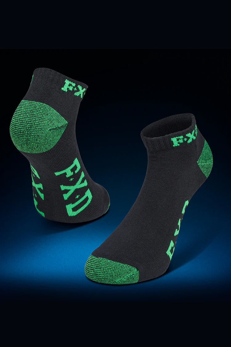 FXD SK-3  5 Pack - Ankle Work Socks - Multi Colored