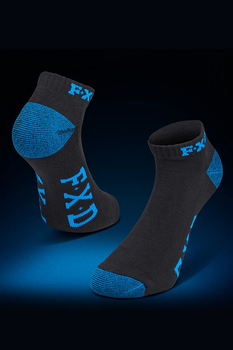 FXD SK-3  5 Pack - Ankle Work Socks - Multi Colored