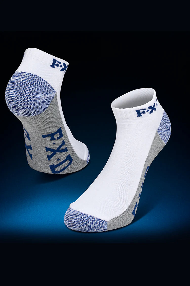 FXD SK-4 5 Pack - Ankle Work Socks - Multi Colored