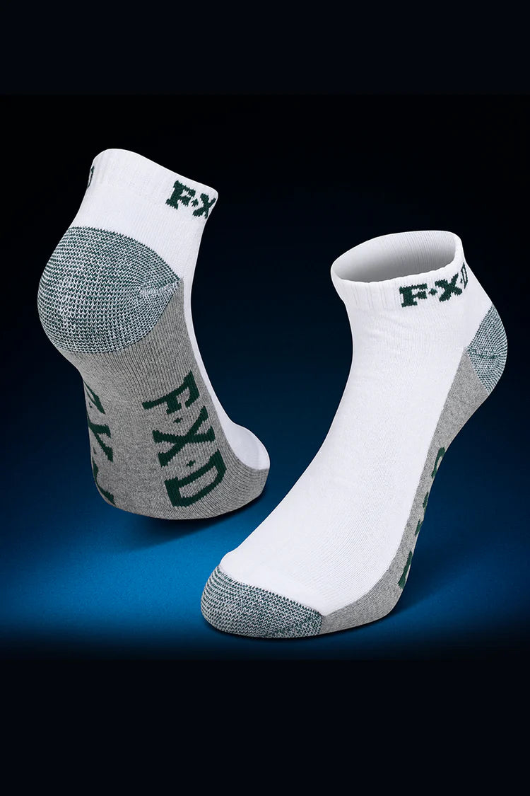 FXD SK-4 5 Pack - Ankle Work Socks - Multi Colored