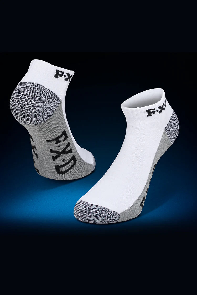 FXD SK-4 5 Pack - Ankle Work Socks - Multi Colored