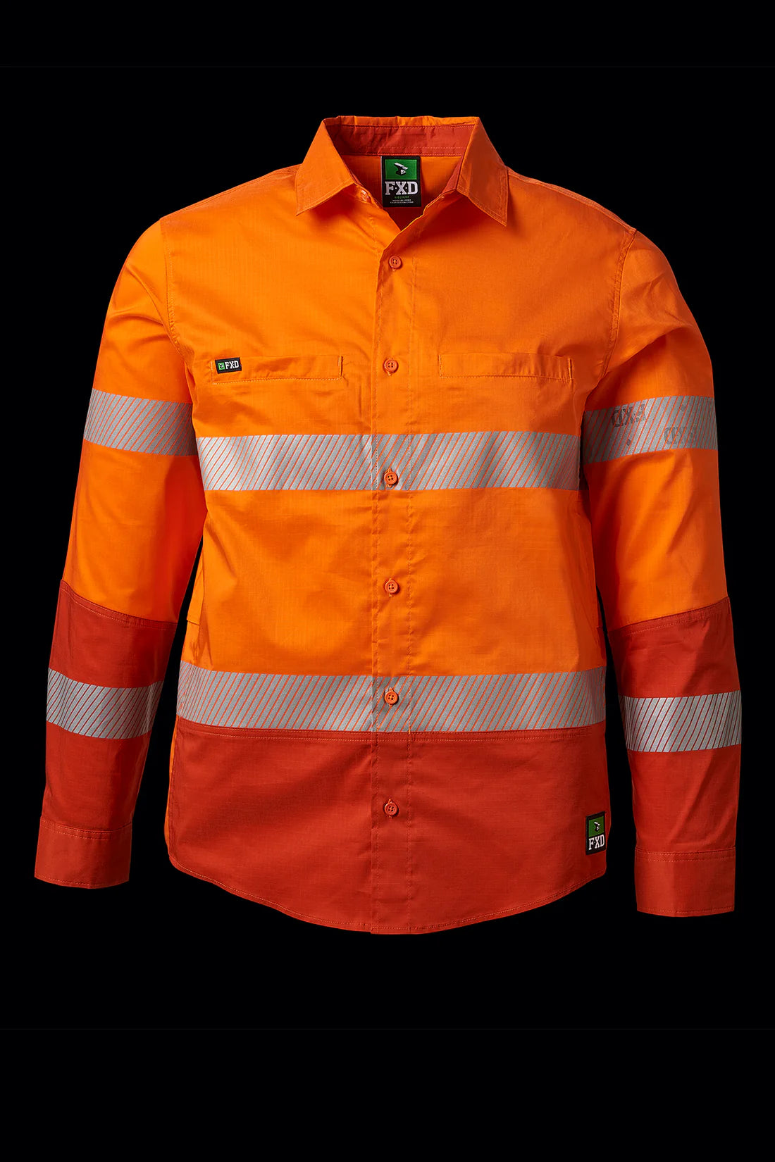FXD LSH-2T Hi-vis Taped 360-degree Stretch Work Shirt