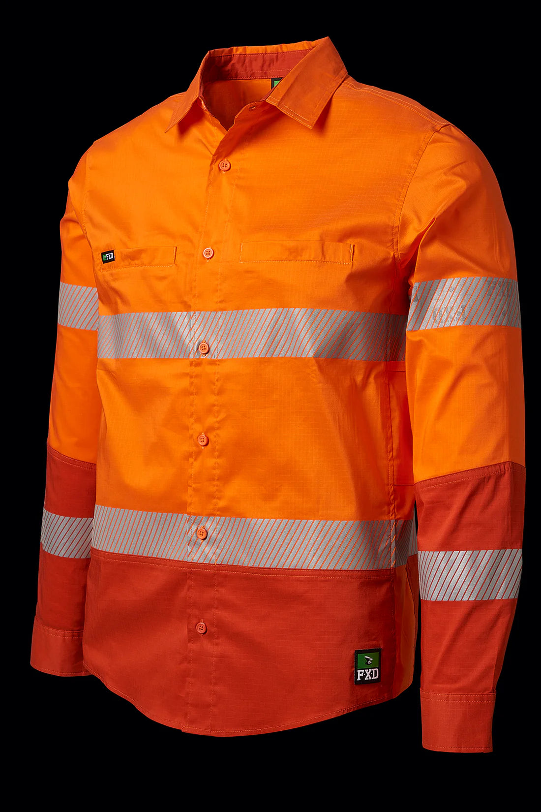 FXD LSH-2T Hi-vis Taped 360-degree Stretch Work Shirt