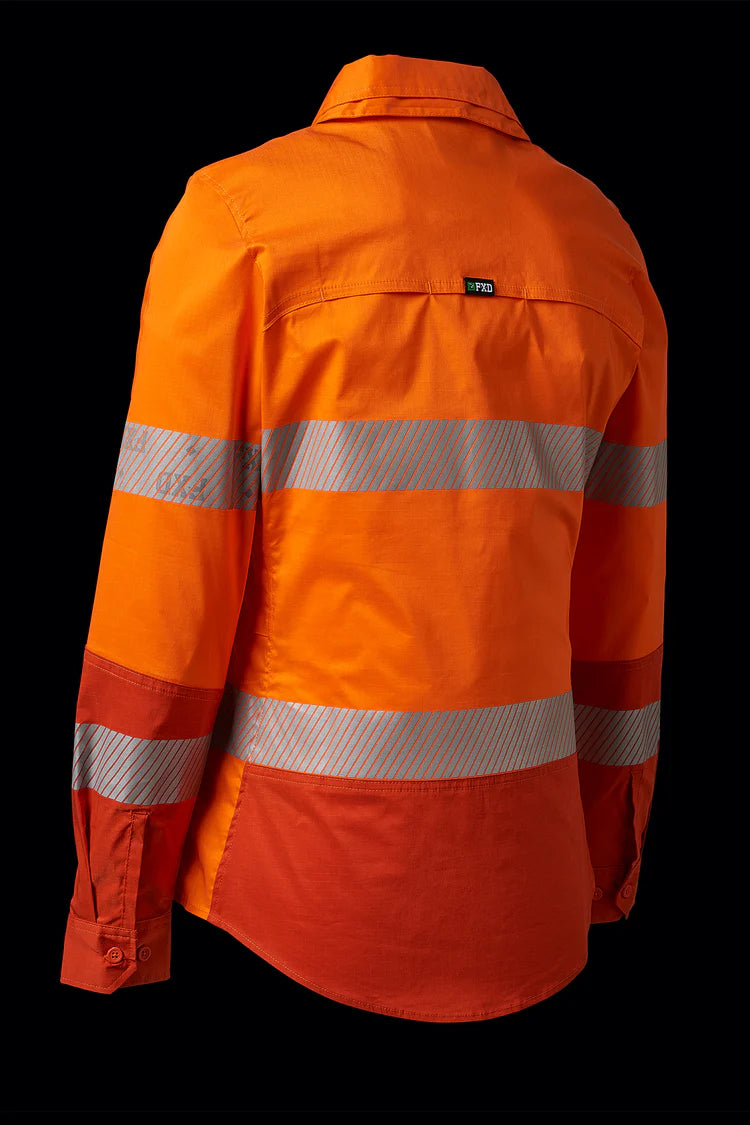 FXD LSH-2W Women's Hi-vis Taped 360-degree Stretch Work Shirt