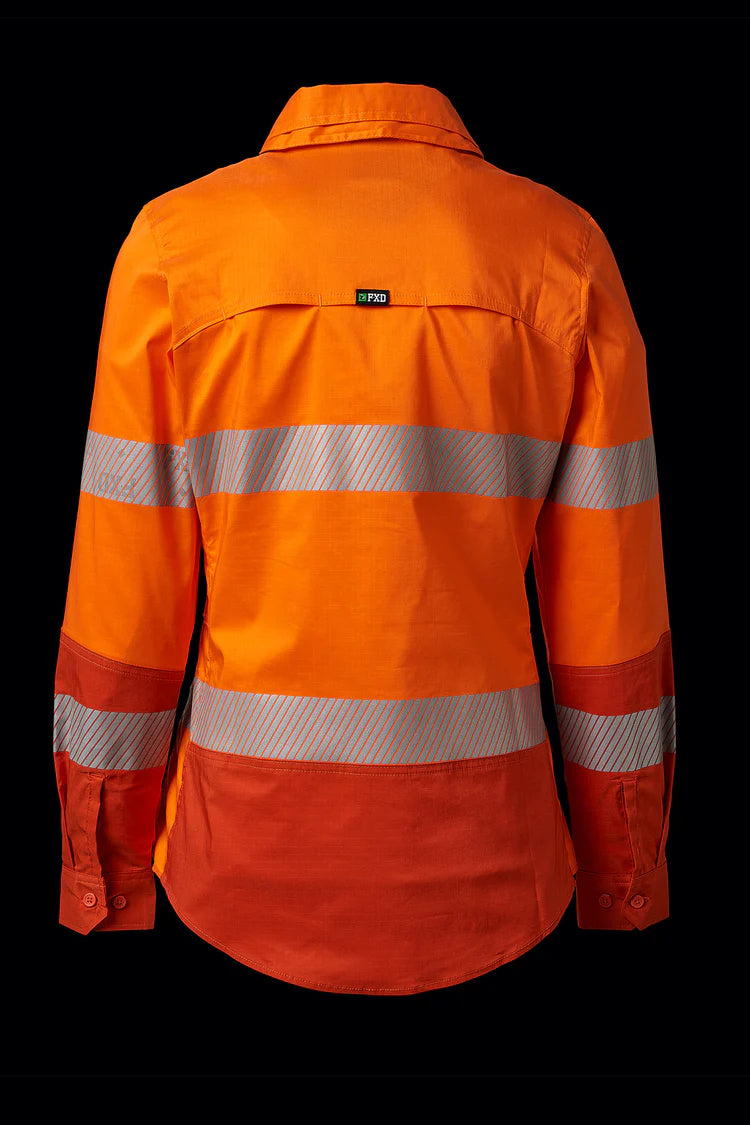 FXD LSH-2W Women's Hi-vis Taped 360-degree Stretch Work Shirt