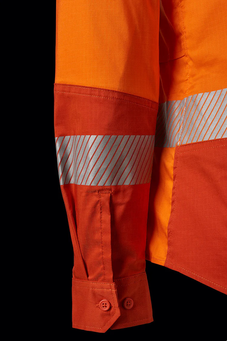 FXD LSH-2W Women's Hi-vis Taped 360-degree Stretch Work Shirt