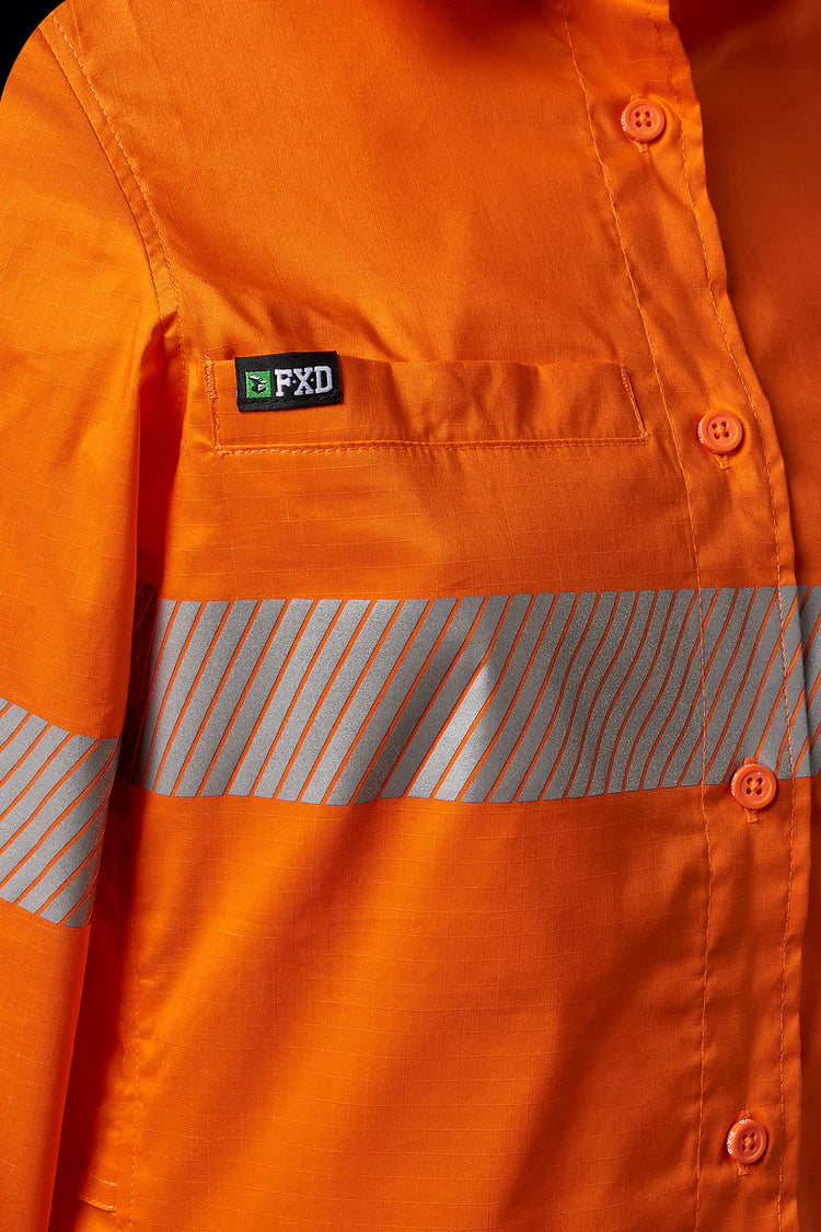 FXD LSH-2W Women's Hi-vis Taped 360-degree Stretch Work Shirt