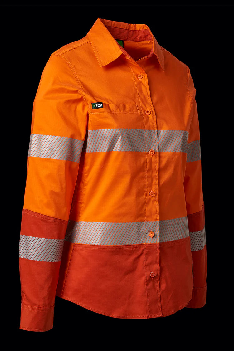 FXD LSH-2W Women's Hi-vis Taped 360-degree Stretch Work Shirt