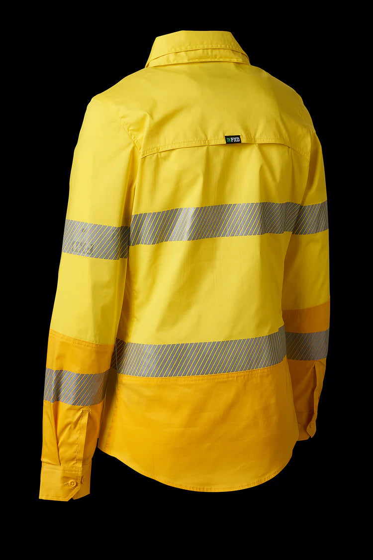 FXD LSH-2W Women's Hi-vis Taped 360-degree Stretch Work Shirt