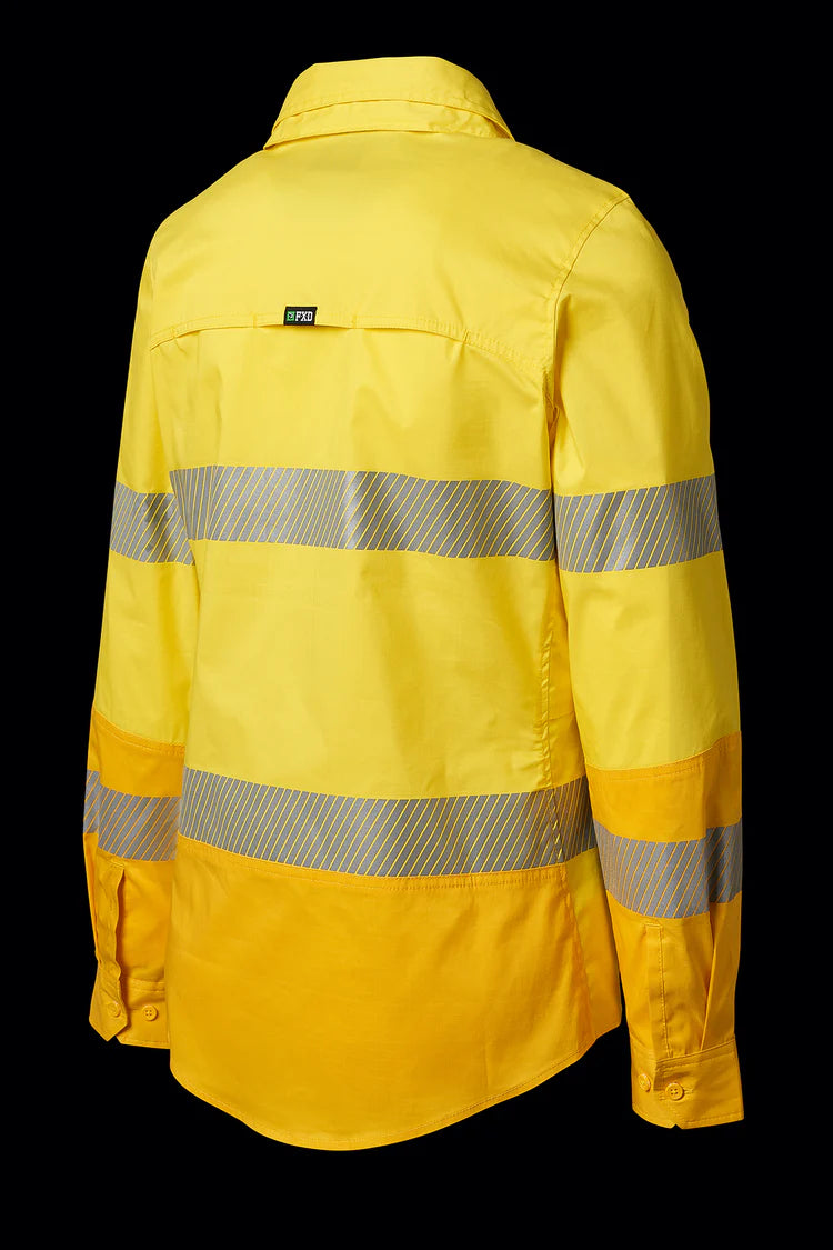 FXD LSH-2W Women's Hi-vis Taped 360-degree Stretch Work Shirt