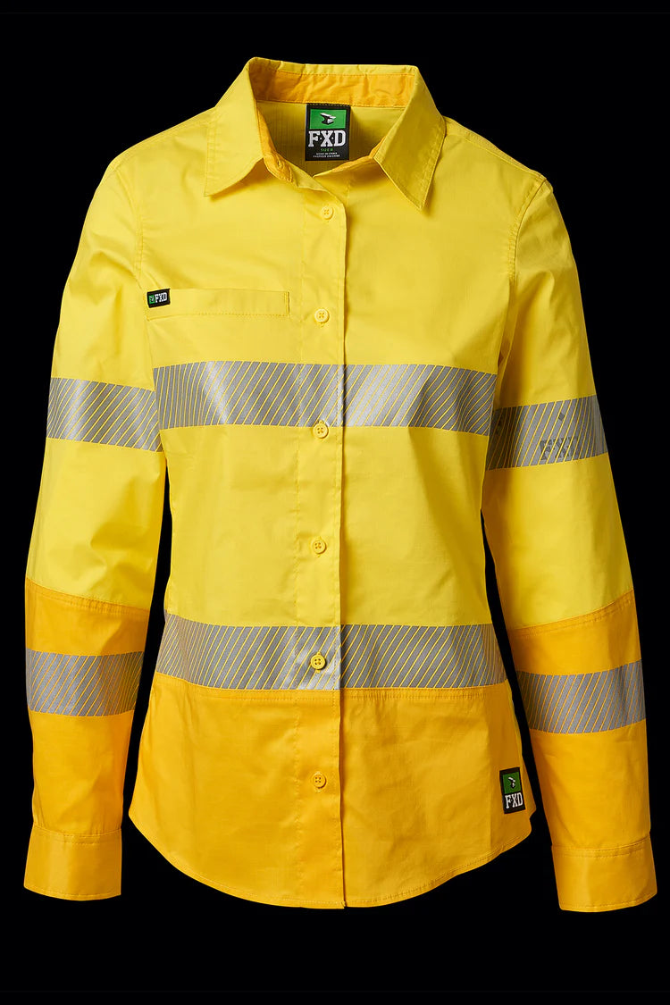 FXD LSH-2W Women's Hi-vis Taped 360-degree Stretch Work Shirt