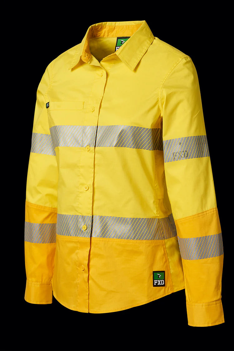 FXD LSH-2W Women's Hi-vis Taped 360-degree Stretch Work Shirt