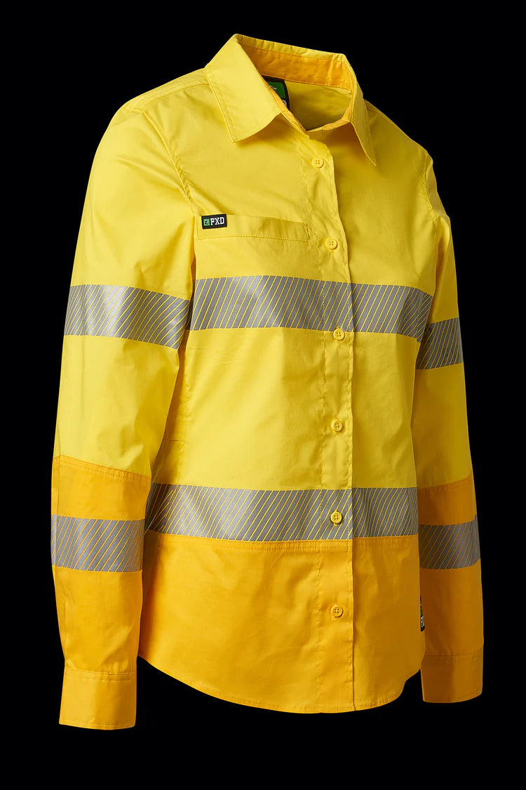 FXD LSH-2W Women's Hi-vis Taped 360-degree Stretch Work Shirt