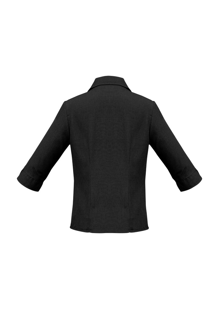 Biz care LB3600 Oasis Ladies Plain 3/4 Sleeve Shirt