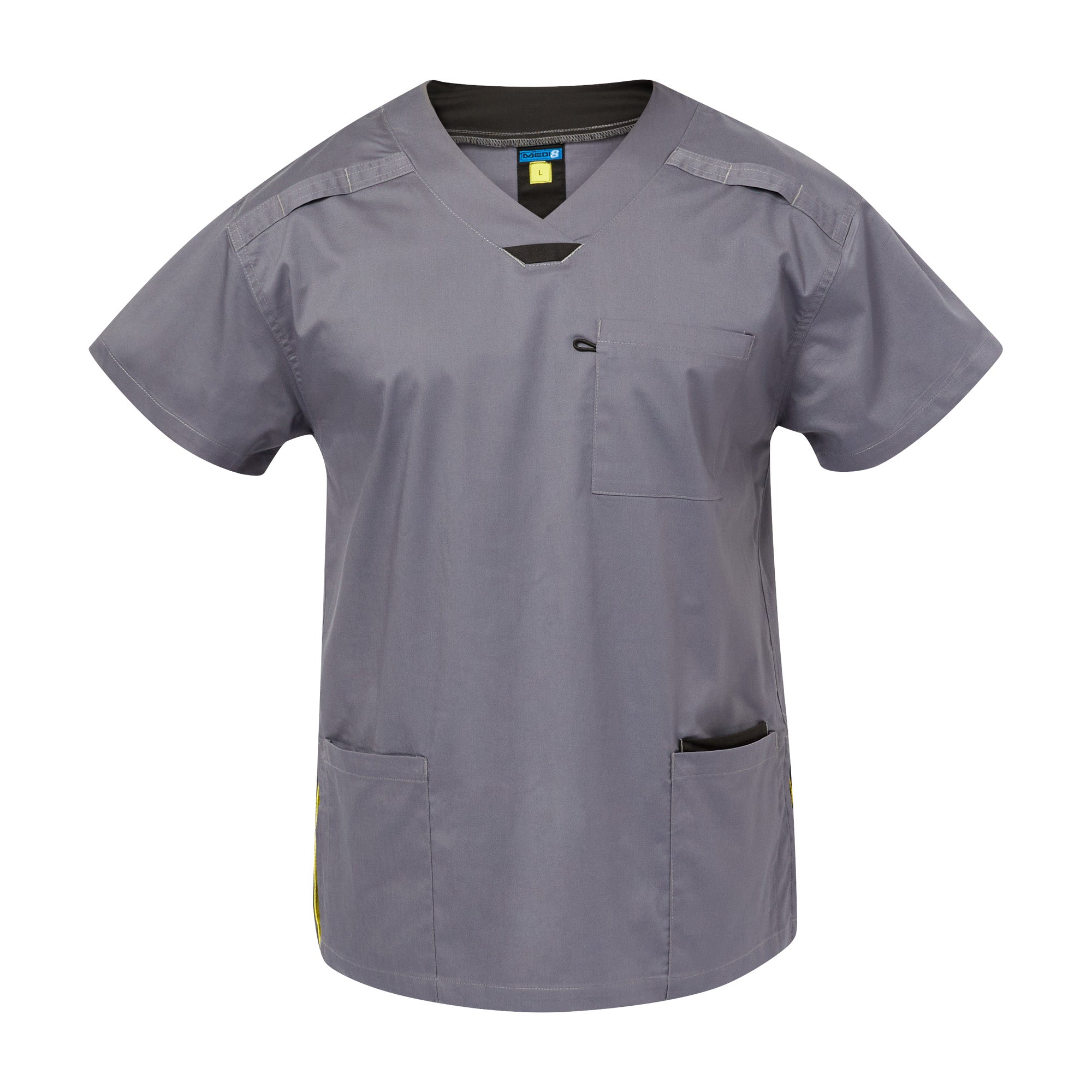 Medi8 M88025 Unisex Stretch Scrub Top